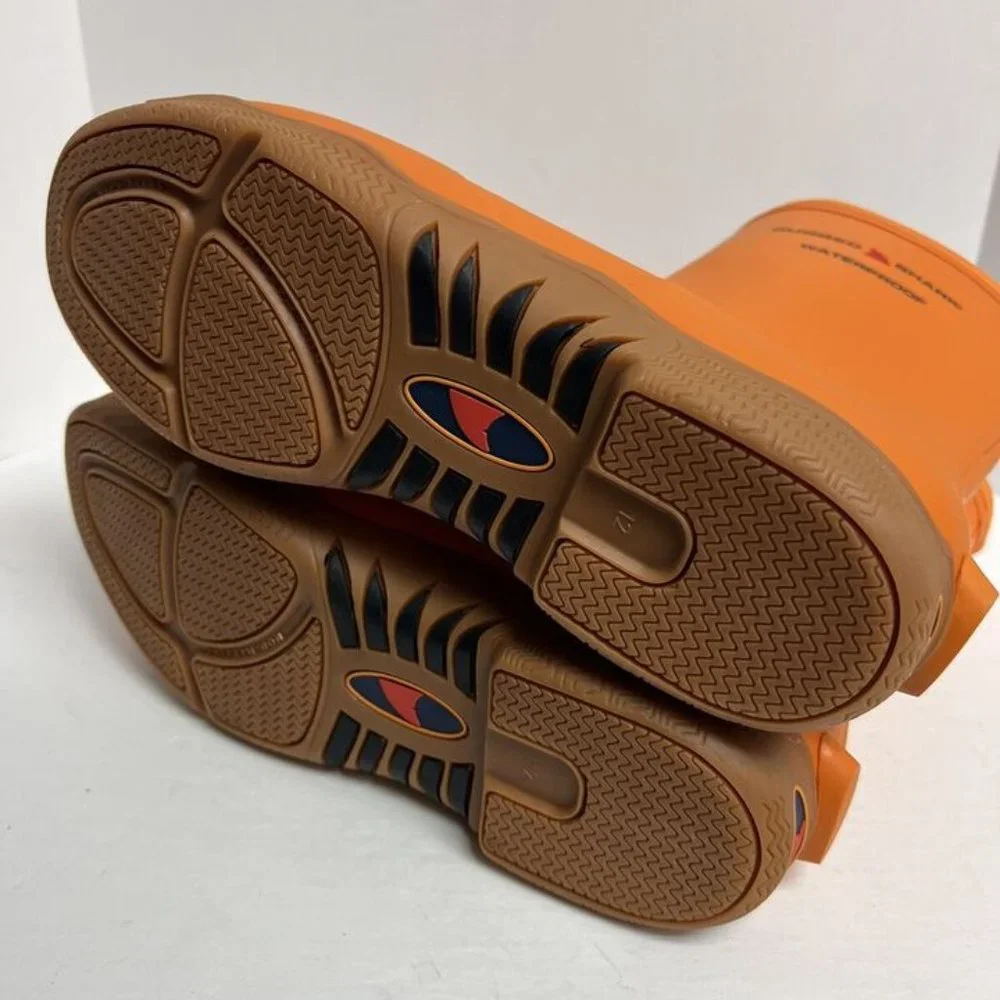 Rugged Shark Mens Great White Boot Orange Size 12 M